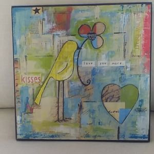 Love You More plaque.